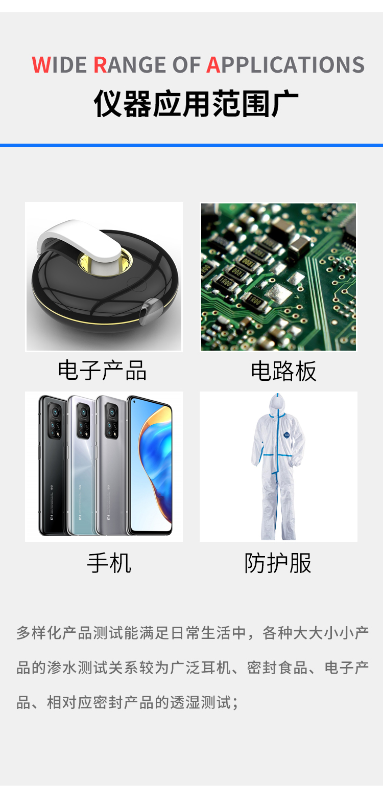 雨衣透濕量儀