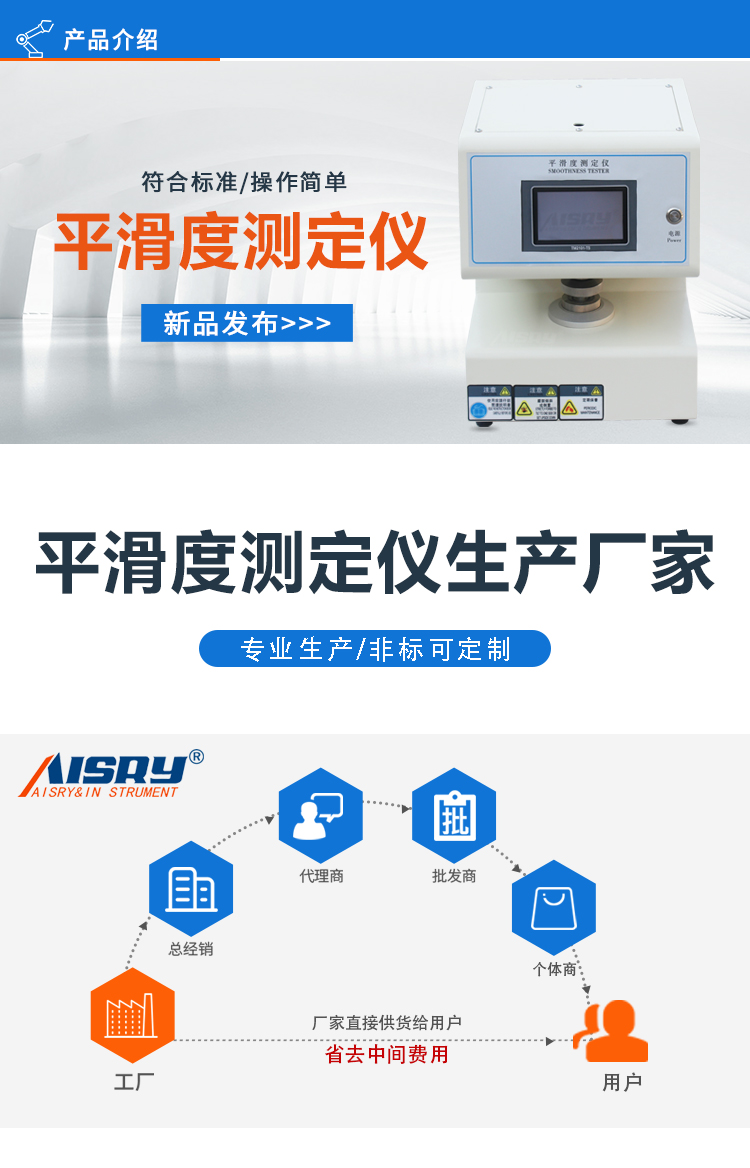 紙板平滑度測試儀